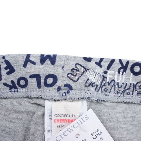 CREWCUTS Size 4 Girls Leggings Favorite Color Is Sparkle - Picture 4 of 4